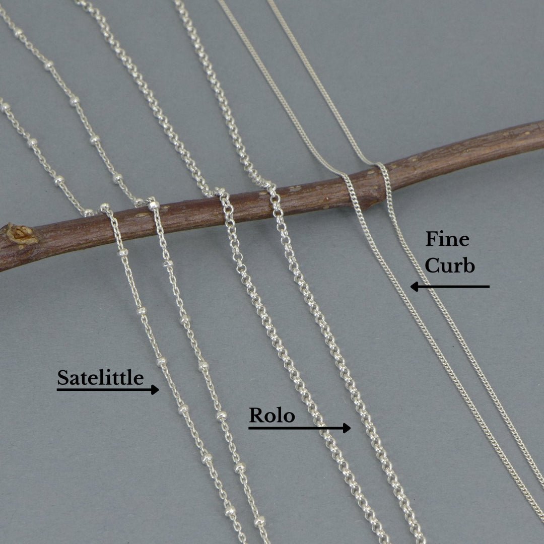 sterling silver chain styles. Hand-made in Hong Kong