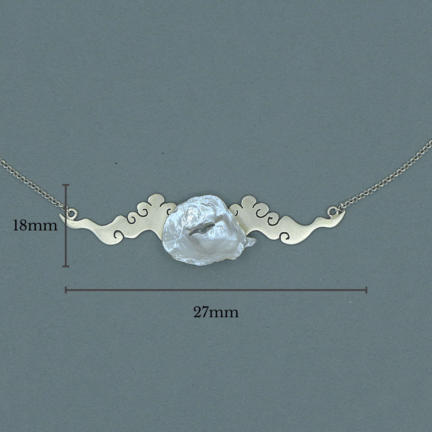 Lucky Cloud ~ Sterling Silver Necklace -