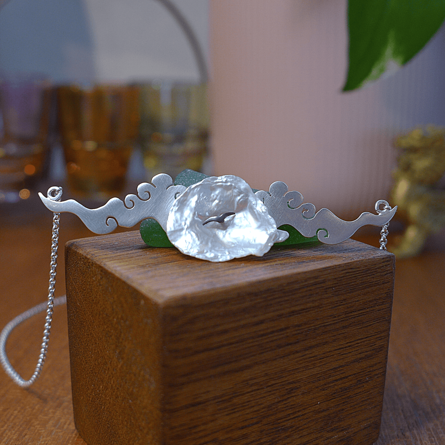 Lucky Cloud ~ Sterling Silver Necklace -