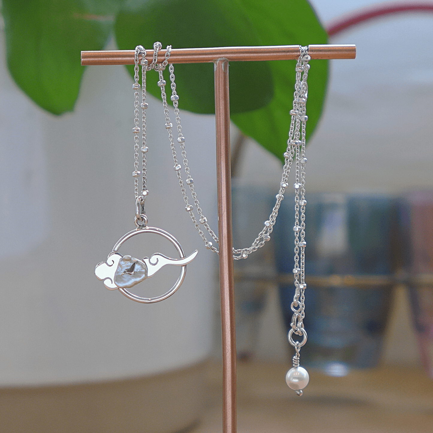 Lucky Cloud ~ Sterling Silver Small Pendant (Polished) - Pendant Only - No chain
