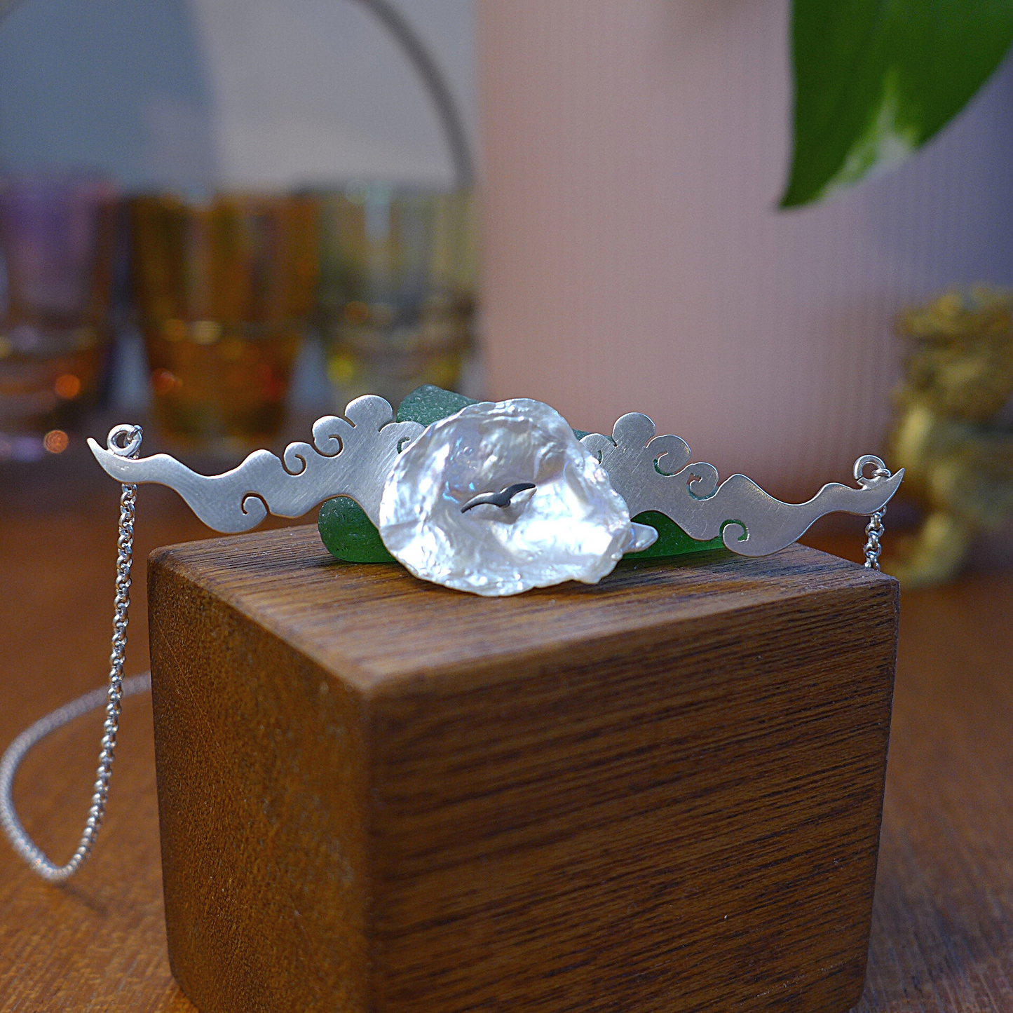 Lucky Cloud ~ Sterling Silver Necklace