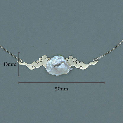 Lucky Cloud ~ Sterling Silver Necklace